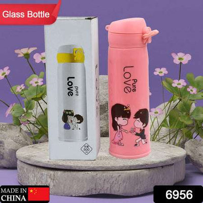 500ml Glass Water Bottle - Leakproof, BPA-Free - Ideal for Gym, Home, Office & Travel - second image