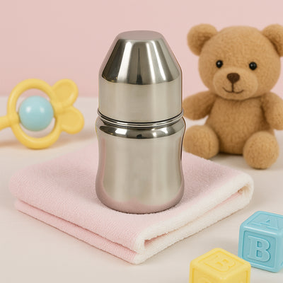 Apex Premium Stainless Steel Baby Feeding Bottle (125 Ml  1 Pc) - second image