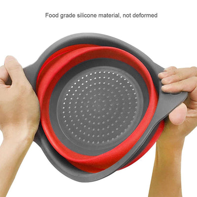 Round Sili Strain Used In All Kinds Of Household And Official Kitchen Purposes As A Foldable Utensil. - second image