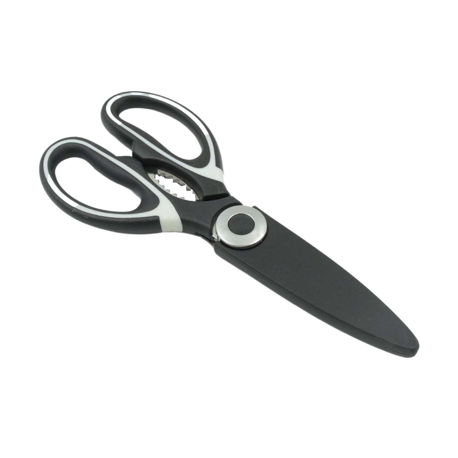3 In1 Multi-function Kitchen Household For Vegetables Fruit Cheese  Meat Slices With Bottle Opener Stainless Steel Sea Food Scissor (1 Pc ) - LootFaat