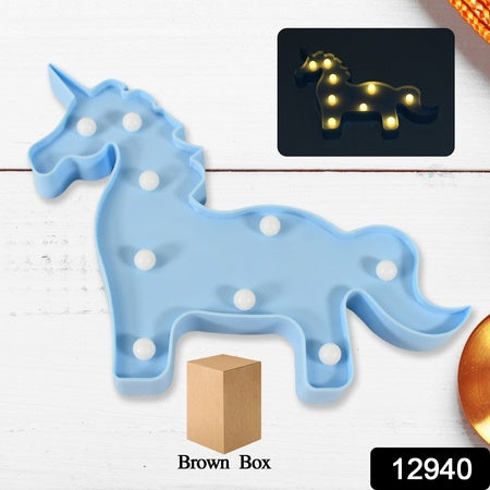 3d Led Night Light Table Lamp For Party Birthday Wedding Atmosphere Battery Operated Decorative Light Nursery Lamp For Bedroom And Wall Decoration For Children Bedroom Wall Light (1 Pc  Battery Not Included) - LootFaat