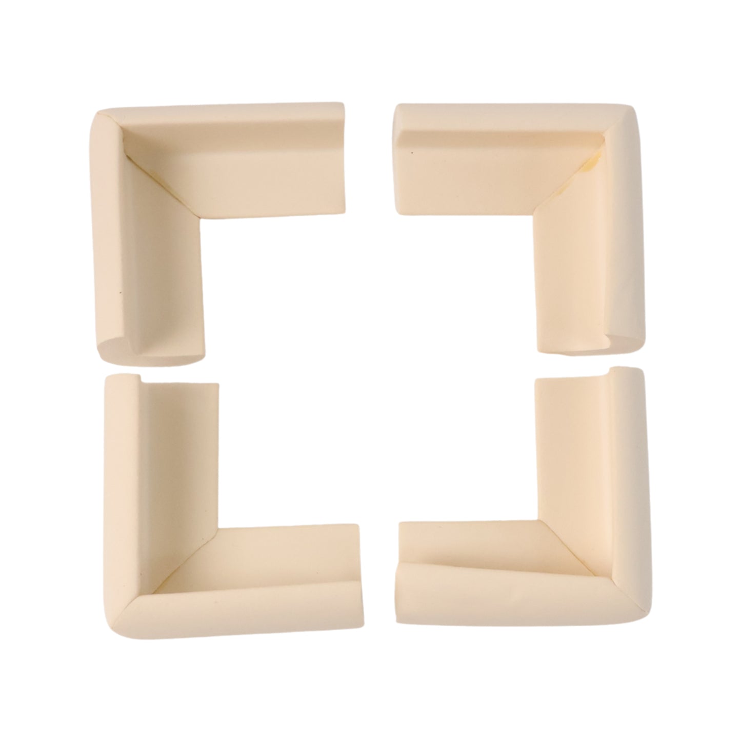4 Pc Soft Foam Table Corner Protectors Set With Safety Tape