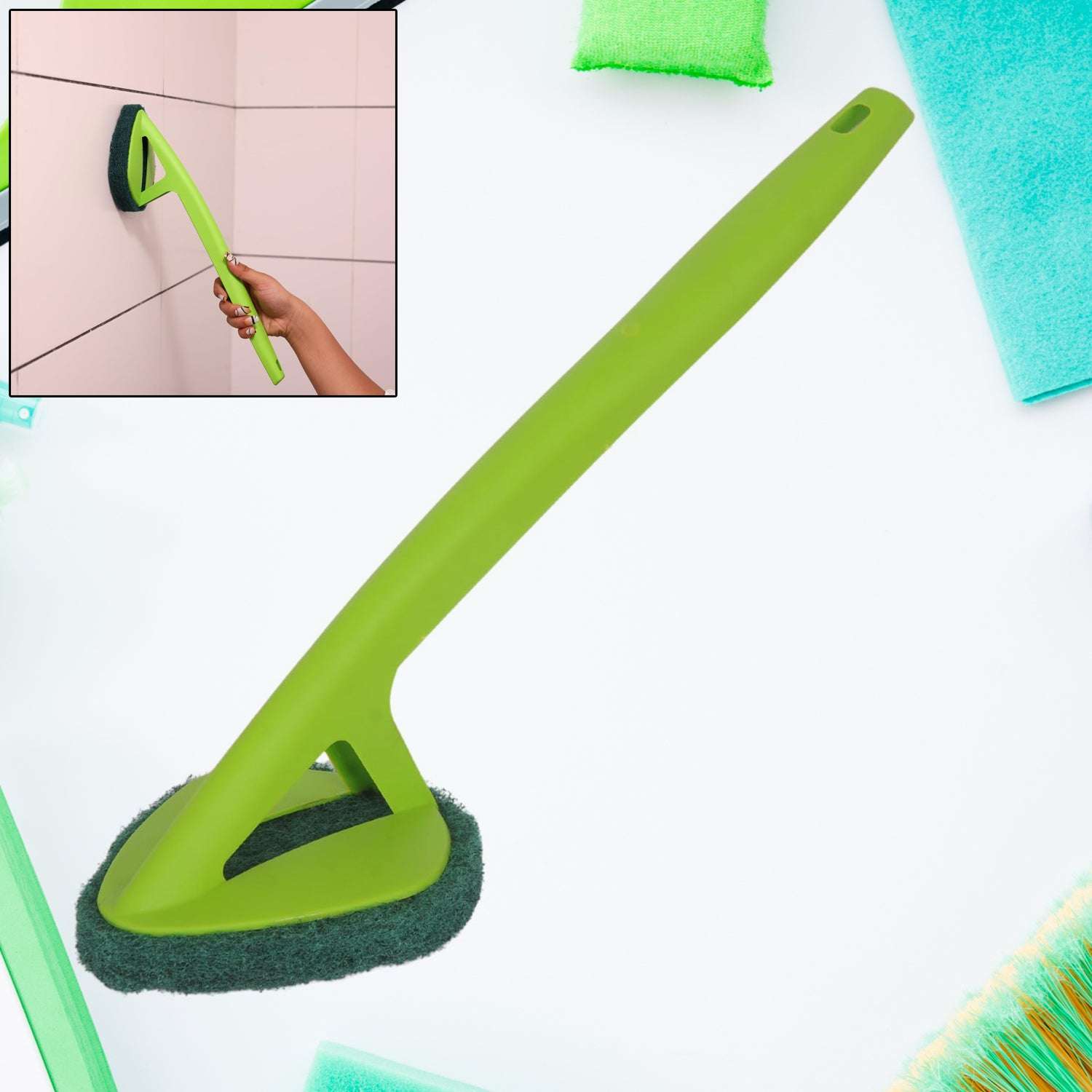 Scrubber Hockey With Long Handle (1 Pc) - LootFaat