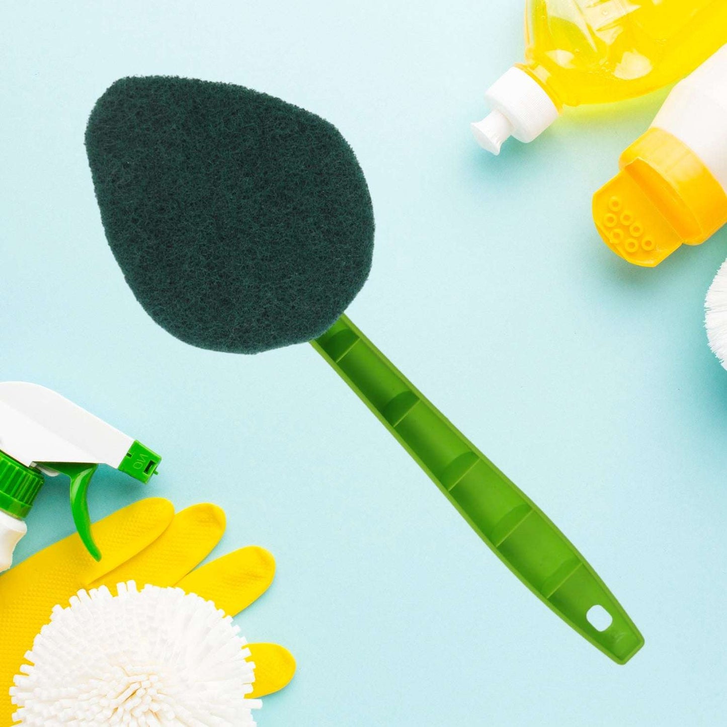 Scrubber Hockey With Long Handle (1 Pc) - LootFaat