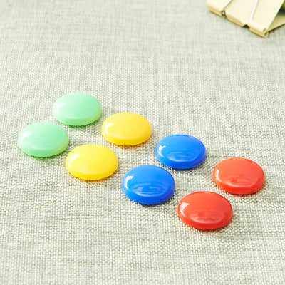 (Set of 10) Magnet Button Durable Magnetic Button Children Experiment Magnet Set  Magnet Toy Sets Round Shaped Magnet Set
