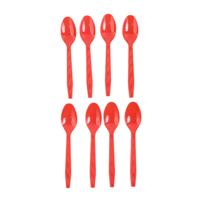 Reusable Home Dining Plastic Spoons (8 Pc)
