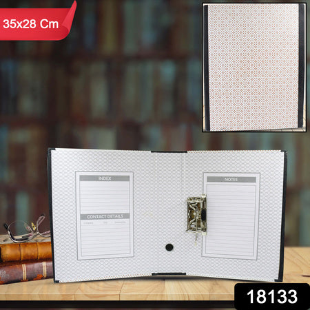 Button Clip Box File Paper Holder Organizer School Office Home For Documents (3528 Cm  1 Pc - LootFaat