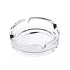4061 Glass Classic Crystal Quality Cigar Cigarette Ashtray Round Tabletop For Home Office Indoor Outdoor Home Decor