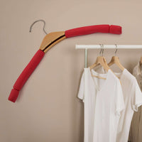 Solid Sponge Hanger Non-slip Hanger Home No Trace Clothes Hanging Pants Clip Clothing Store Hangersclothes Hanger For Closet Wedding Dress Women Men Children Clothing (1 Pc  Mix Color  B Grade) - LootFaat