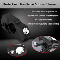 Motorcycle Grip Lock Universal Motorcycle Handlebar Throttle Grip Security Lock - LootFaat