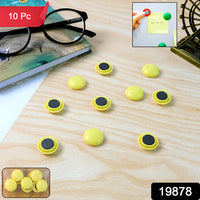 Strong Round Fridge  Whiteboard Magnet - (10 Pc Set)