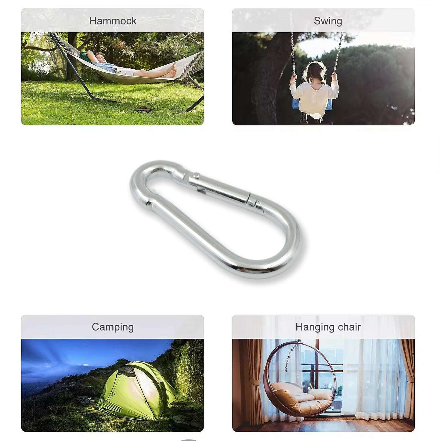 Stainless Steel Snap Hook (880 Mm  1 Pc) - LootFaat