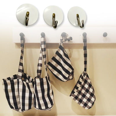 Multipurpose Strong Hook Self-adhesive Hooks For Wall Heavy Plastic Hook Sticky Hook Household For Home  Decorative Hooks Bathroom  All Type Wall Use Hook  Suitable For Bathroom Kitchen Office - second image