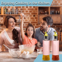 300 Ml Olive Oil Dispenser Bottle Leakproof Condiment Glass Container Non- Drip Spout Soy Sauce Vinegar Cruet Bottle For Kitchen Cooking Bbq Fry For Kicthen Home (300 Ml) - LootFaat