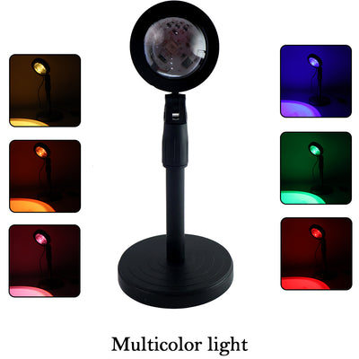 6423 4 Colors Sunset Lamp Sunset Projection Lamp Led Night Lights - second image