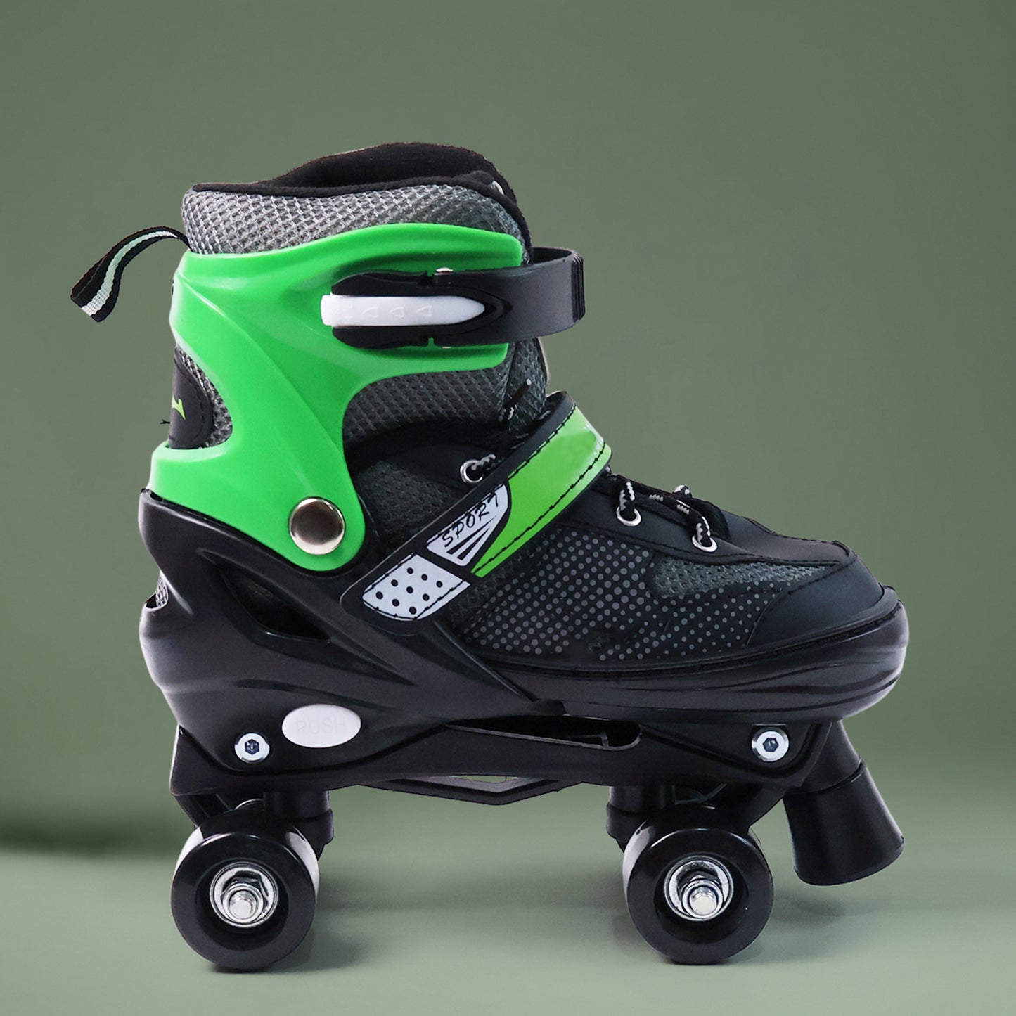Adjustable Quad Roller Skates For Kids (Large  1 Pair)