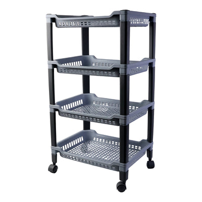 Apex 4-layer Big Multipurpose Plastic Storage Rack