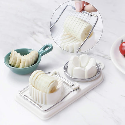 2 In 1 Egg Slicer Egg Cutter For Hard Boiled Eggs - second image
