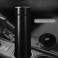 Double Stainless Steel Wall Smart Flask Water Bottle ( B Grade ) - LootFaat