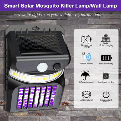 Bug Zapper Outdoor 2 In 1 Solar Mosquito Zapper Lamps (1 Pc) - second image