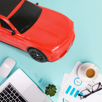 Wireless Bluetooth Speaker Portable Car Shape Music Speaker Support Bluetooth Tf Card Usb Fm Radio Function Unique Shape Car Speaker - second image