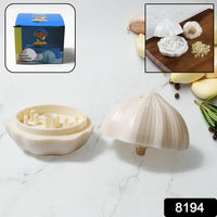Garlic Press Sharpener Device Household Portable Manual Chili Ginger Garlic Masher Crusher Garlic Press Garlic Crusher Garlic Chopper Garlic Grinder - LootFaat