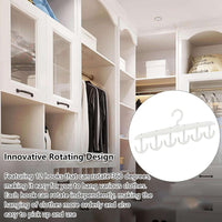 Tank Top Hanger 12-hook Space Saving Hanger Capacity Rotatable Wood Space Saving Hanger Closet Organizers And Storage For Dorm  Apartment For Tank Top - LootFaat