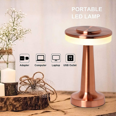 Touch Control LED Desk Lamp - Rechargeable, Dimmable, 3 Color Modes - second image