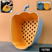 Pepper-shape 2-in-1 Washing Bowl - (1 Pc)
