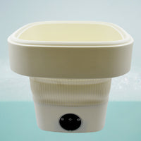 Folding Washing Machine Mini Portable Washing Machine Deep Cleaning Half Automatic Washt Mini Foldable Washing Machine Suitable For Socks Underwear Baby Clothes - LootFaat