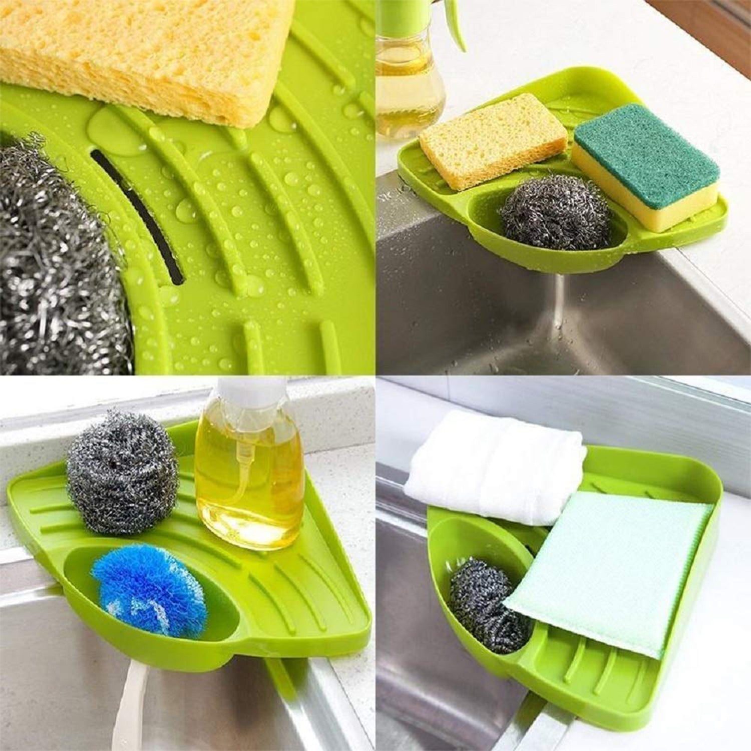 Corner Sink Strainer For Draining Kitchen Waste In Sinks And Wash Basins. - LootFaat