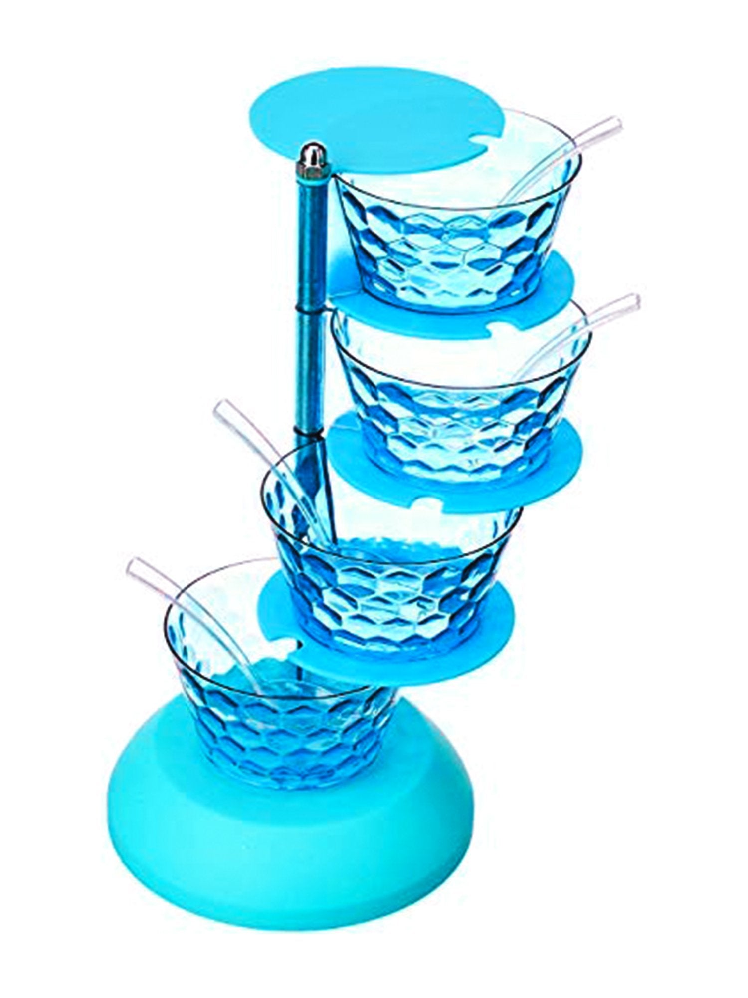 4 In 1 Multipurpose 360 Degree Rotating Pickle Rack Container For Kitchen - LootFaat