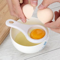 Close up of 2885 Egg Yolk Separator Egg White Yolk Filter Separator Egg Straine... features and build quality
