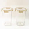 Apex Press N Lock Airtight Kitchen Storage Container Set (2pc1400ml) Approx