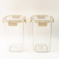 Apex Press N Lock Airtight Kitchen Storage Container Set (2pc1400ml) Approx