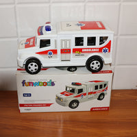 Premium Funwoods Friction Powered Ambulance Toys - Premium Quality - Best Quality & Value