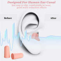 Foam Ear Plugs With Portable Storage Box (5 Pairs)
