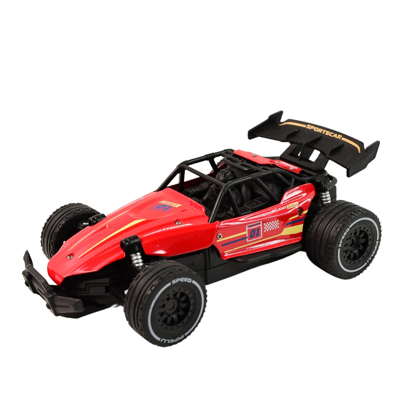 High-Speed Red Remote Control Racing Car - Off-Road Edition