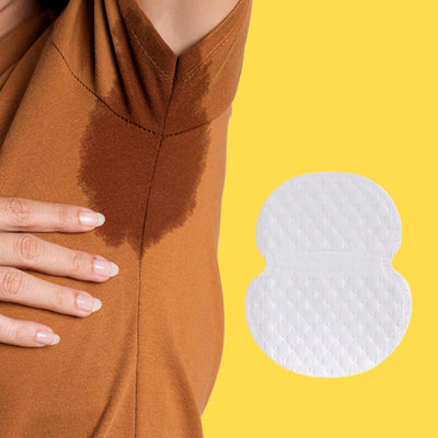 Underarms Sweat Pads Disposable Highly Absorbent Pads Cotton Anti-allergic Anti Bacteria Anti Smell Underarm Perspiration Pad For Men And Women (Pack Of 10) - second image