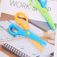 Kids Handmade Plastic Safety Scissors Safety Scissors - LootFaat