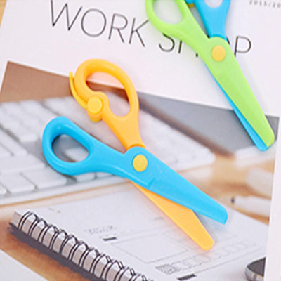 Kids Handmade Plastic Safety Scissors Safety Scissors - second image