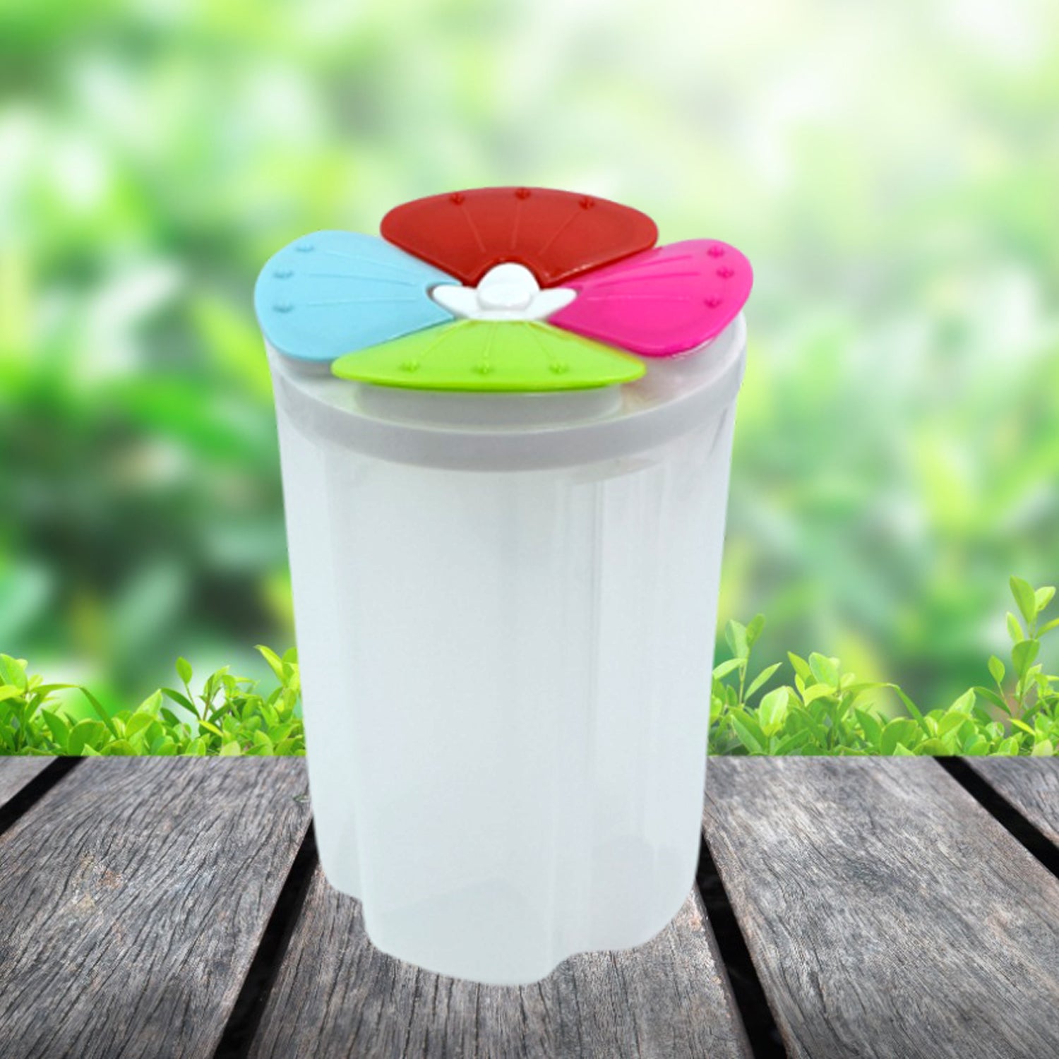 4 Section Storage Containers Airtight Transparent Food Plastic Storage Container - LootFaat