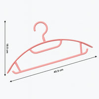 Ganesh Set Of 6 Durable Plastic Cloth Hangers