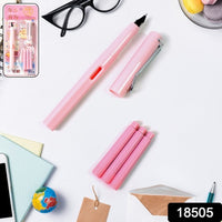 Fountain Blue Pen With 3 Refills (1 Set) - LootFaat