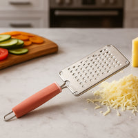 Supermom Stainless Steel Multipurpose Vegetable And Cheese Grater With Soft Grip Handle (1 Pc)