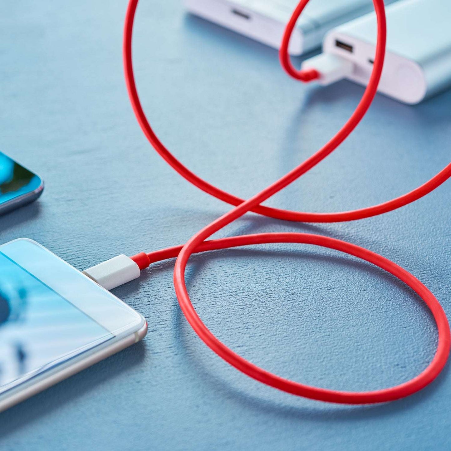 Unique Type C Dash Charging Usb Data Cable  Fast Charging Cable  Data Transfer Cable For C Type Mobile Use 1 Meter ( Red ) - LootFaat
