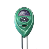 Soil tester with moisture, pH, and light measurement.