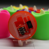 LED tealight candles in multi-color