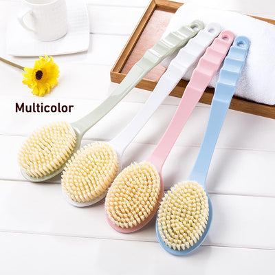 Back Scrubber For Shower Dry Body Brush Back Brush Long Handle (1 Pc  B Grade) - second image