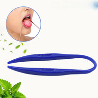 Plastic Tongue Cleaner For Kids  Adults  Tongue Scraper For Bad Breath Maintain Oral Hygiene For Daily Use  For Fresh Breath  Bacteria Removal  Improved Taste Plastic With Handle Tongue Cleaner (1 Pc ) - LootFaat